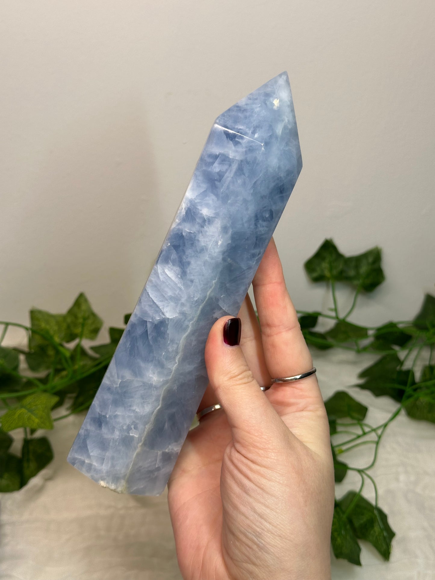 Blue Calcite Tower A