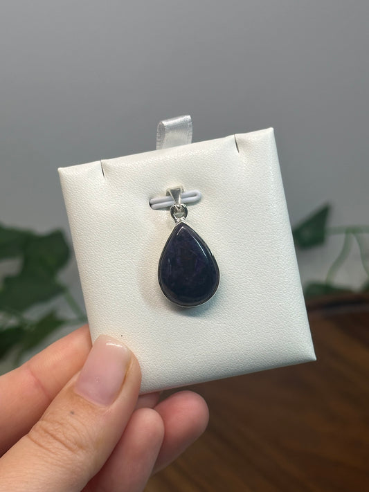 Sugalite Pendant (925 Sterling Silver)