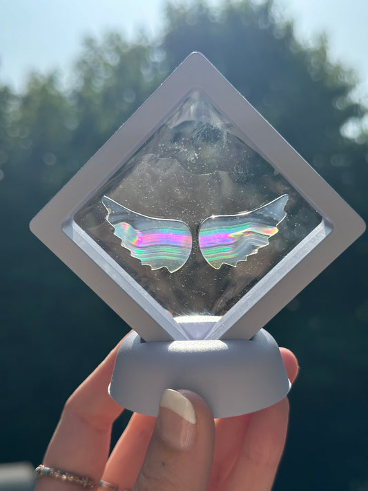 Iris Agate Angel Wings