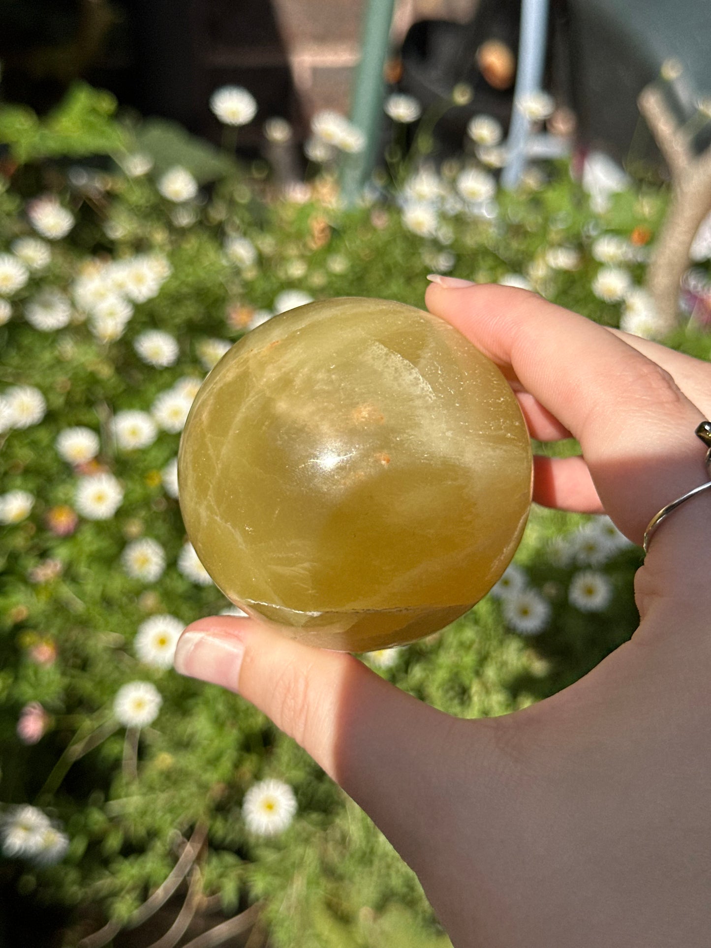 6cm Lemon Calcite Sphere