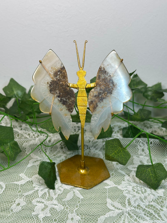 Iris Agate Butterfly C