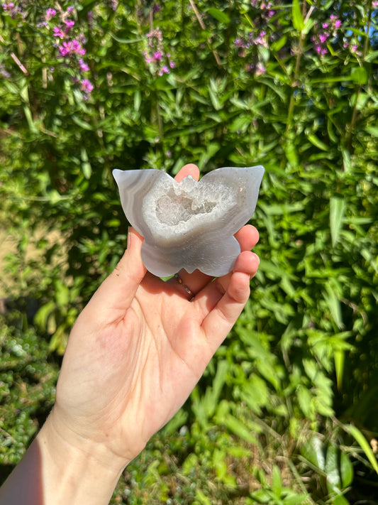 Druzy Agate Butterfly