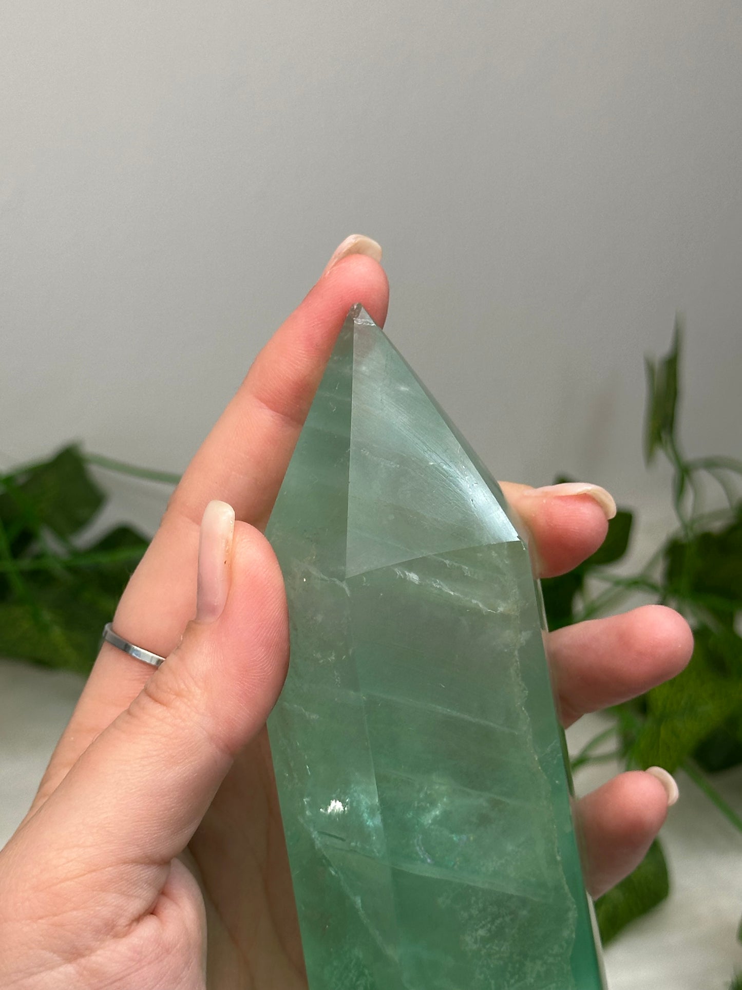 Green Fluorite Tower 25cm Tall *