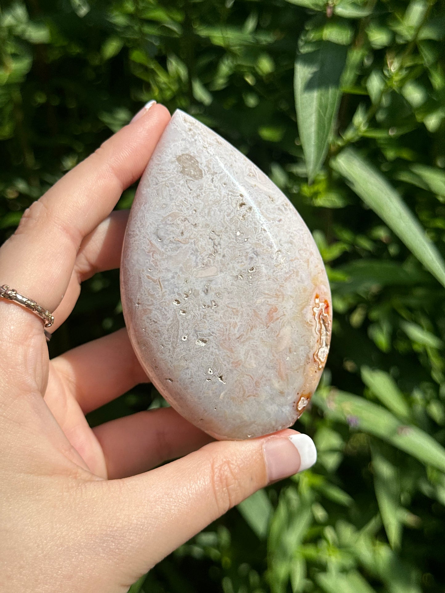 Pink Agate Shields
