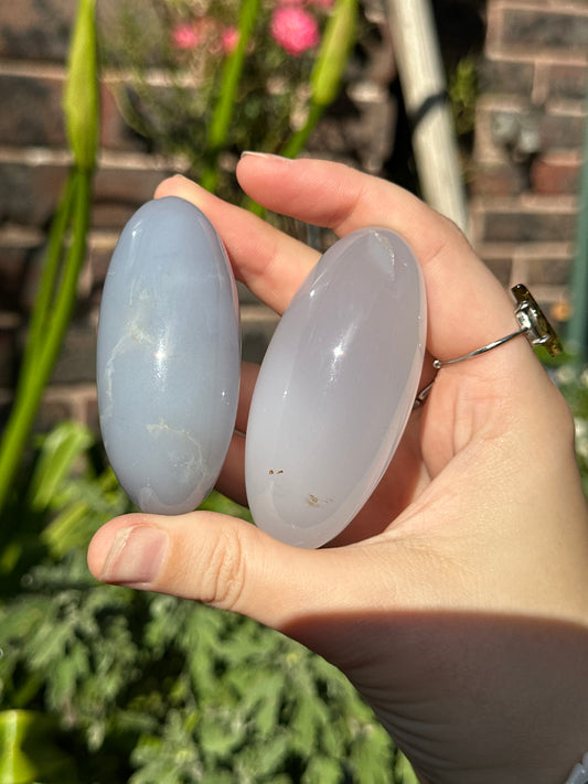 Blue Chalcedony Shivas
