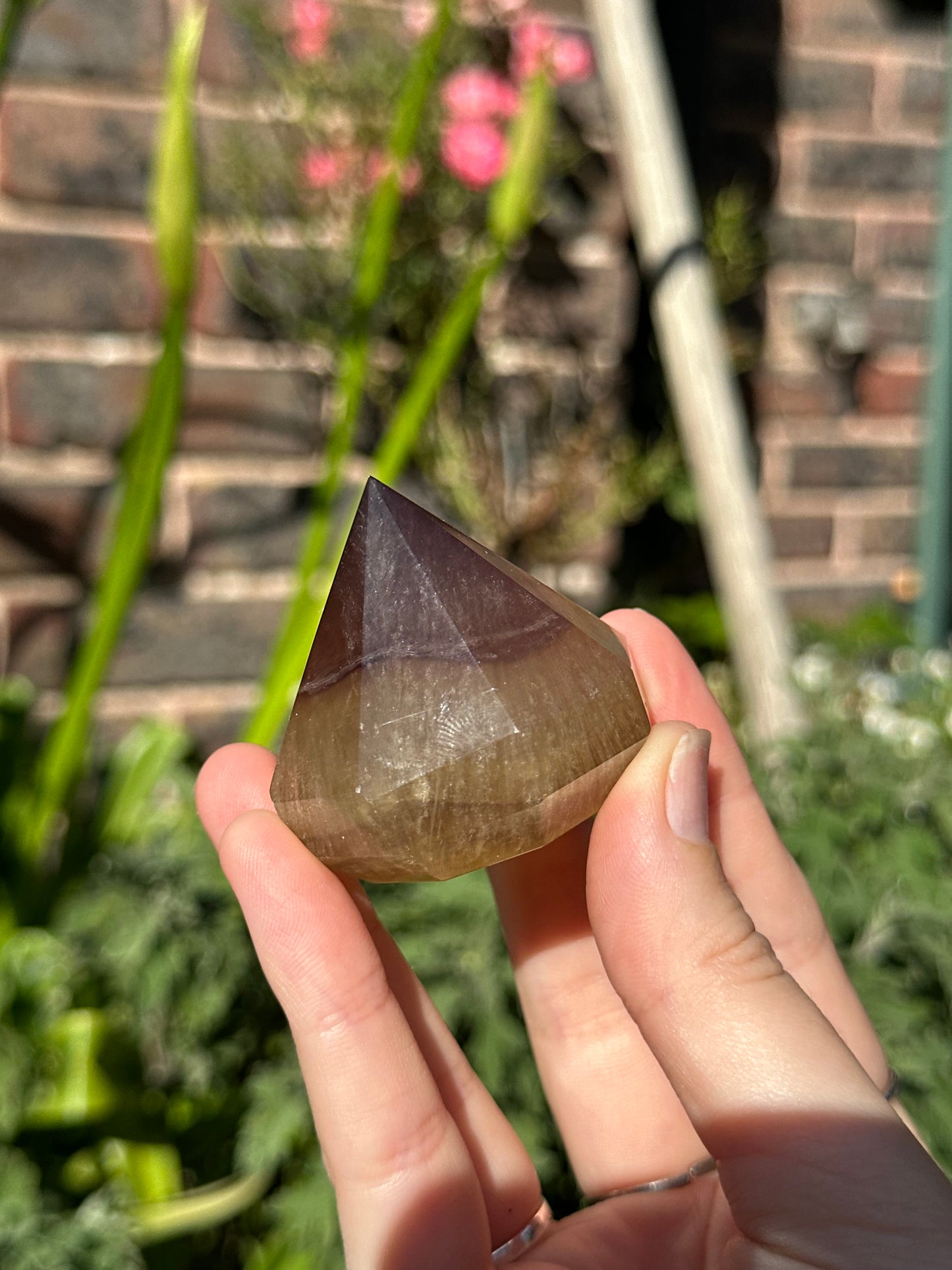 Yellow Fluorite Diamond