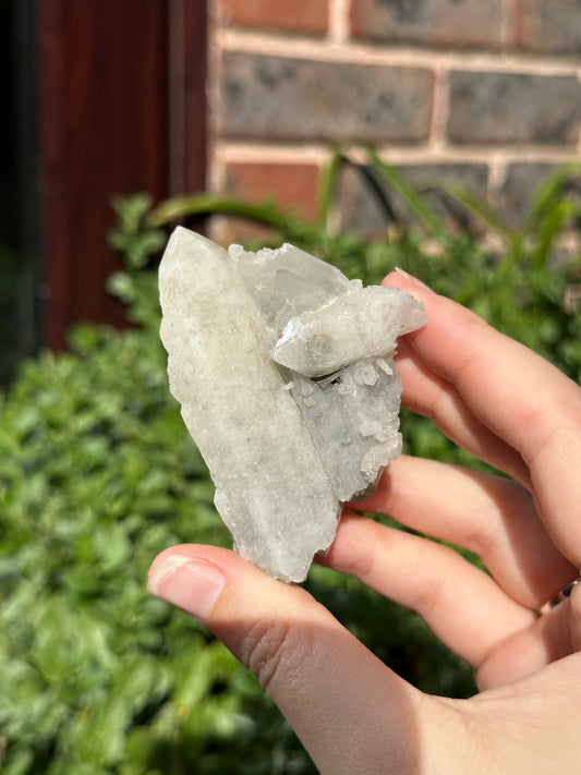 Calcite Quartz with Pyrite