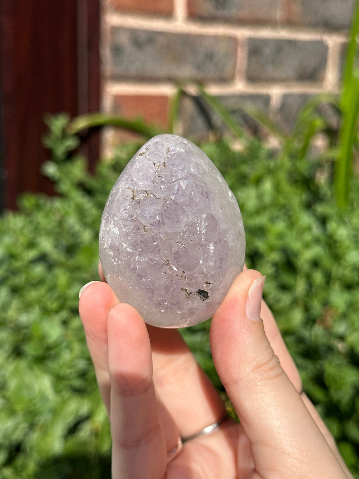 Druzey Amethyst Egg