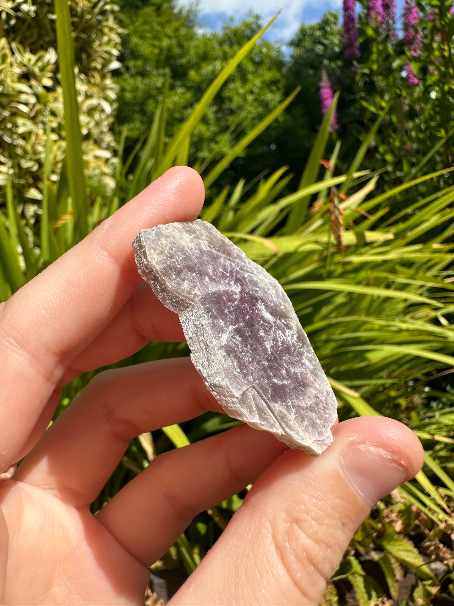 Small Lepidolite Mica Slice