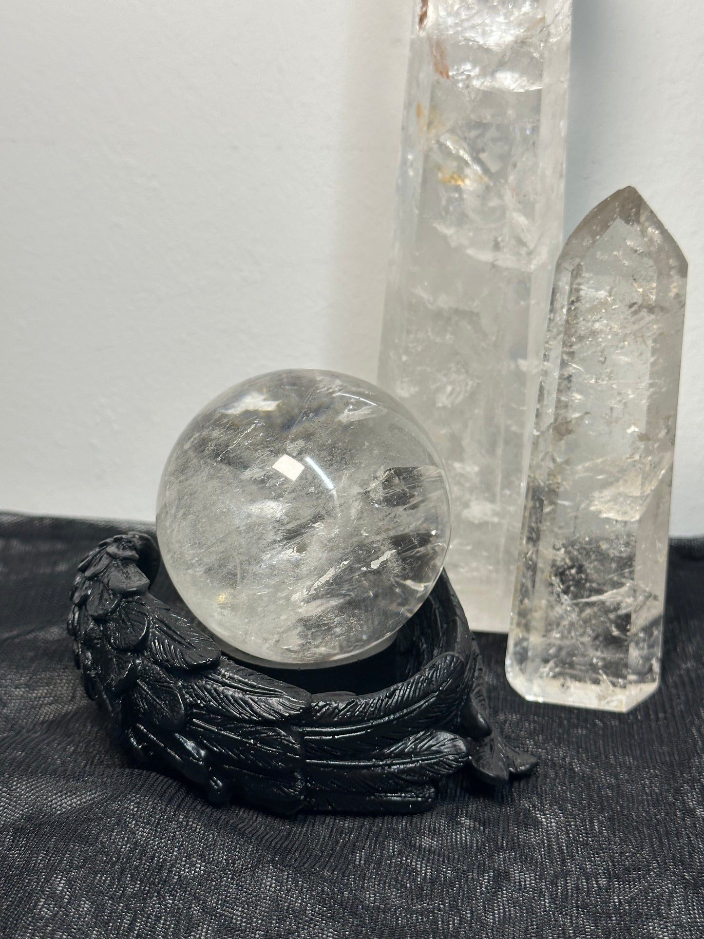Raven Wing Sphere / Tealight Holder