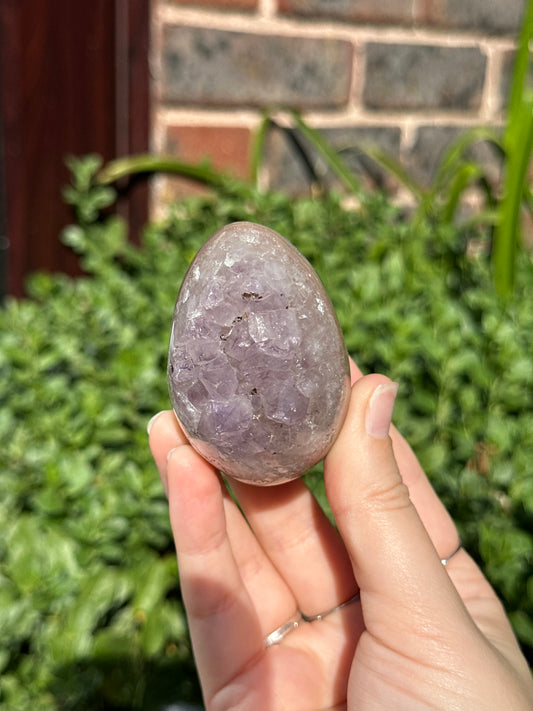 Druzey Amethyst Egg