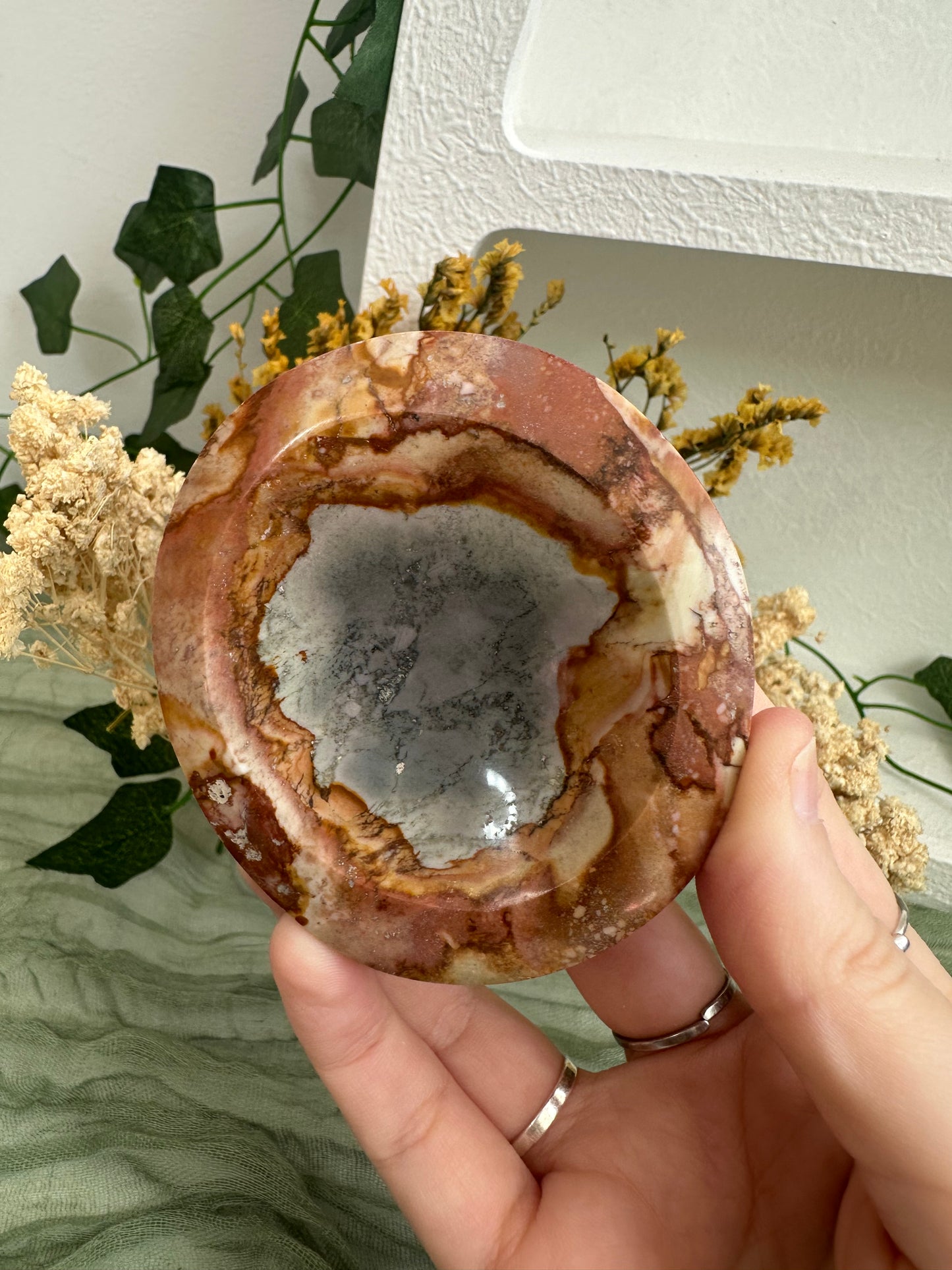 Polychrome Jasper Dishes