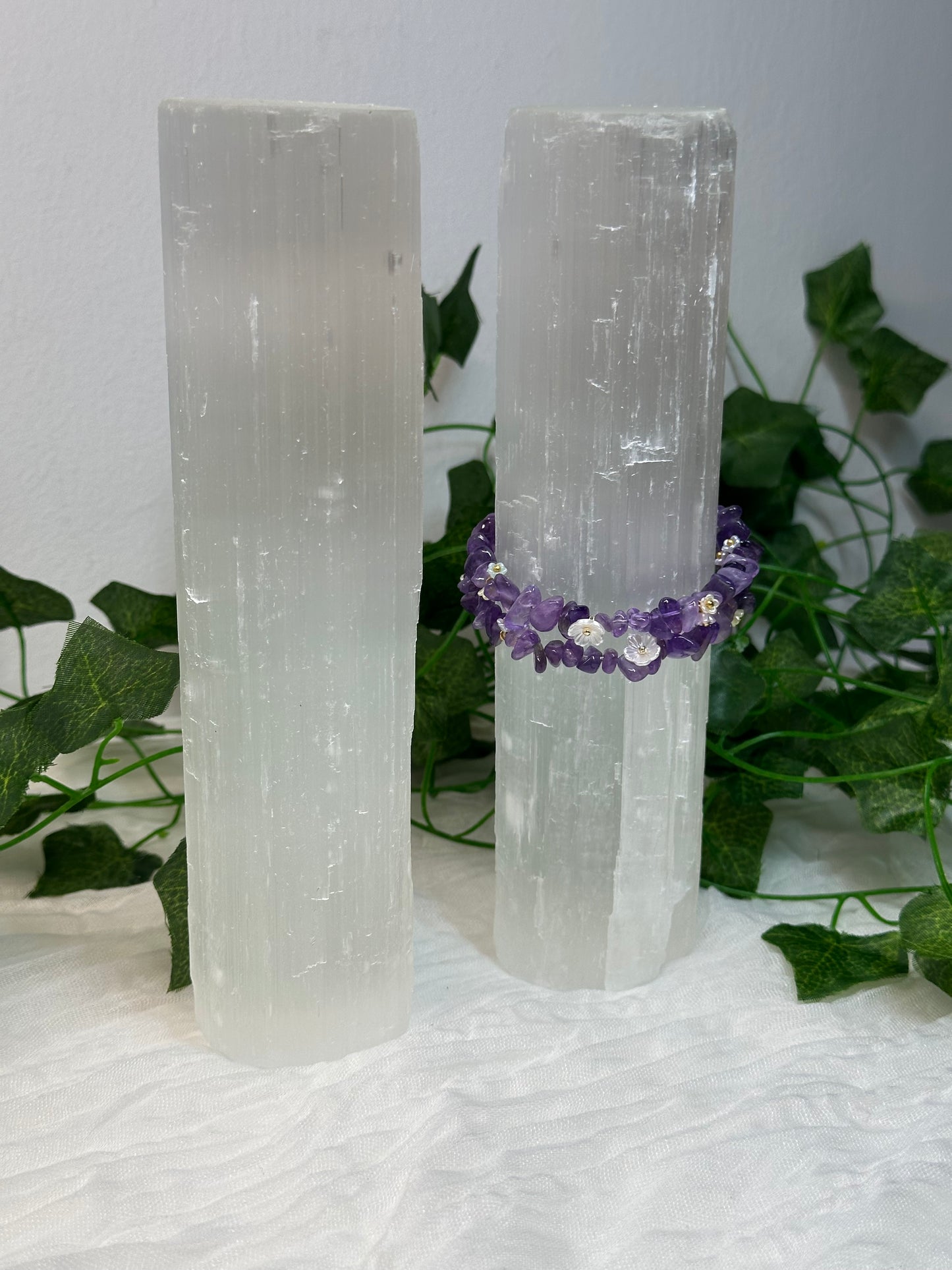 Small Selenite Bracelet Holder