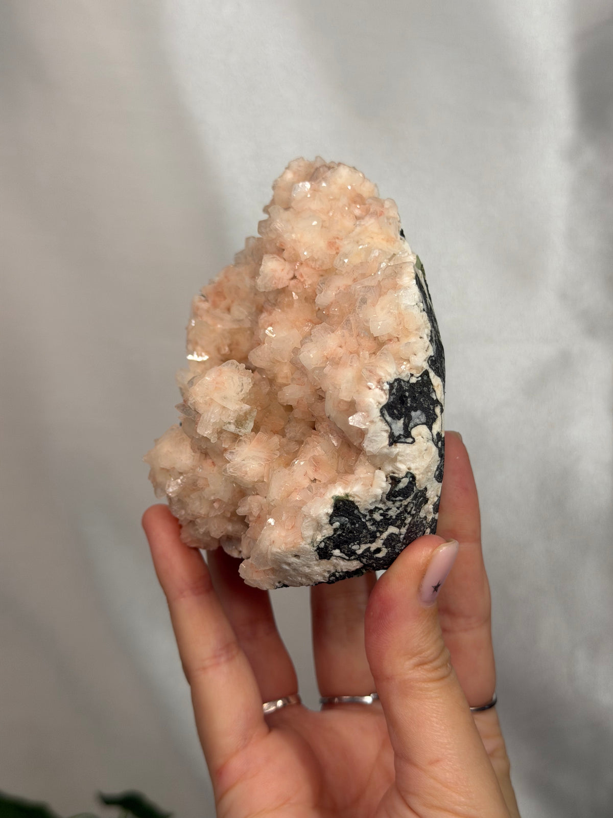 Pink Heulandite Cutbase