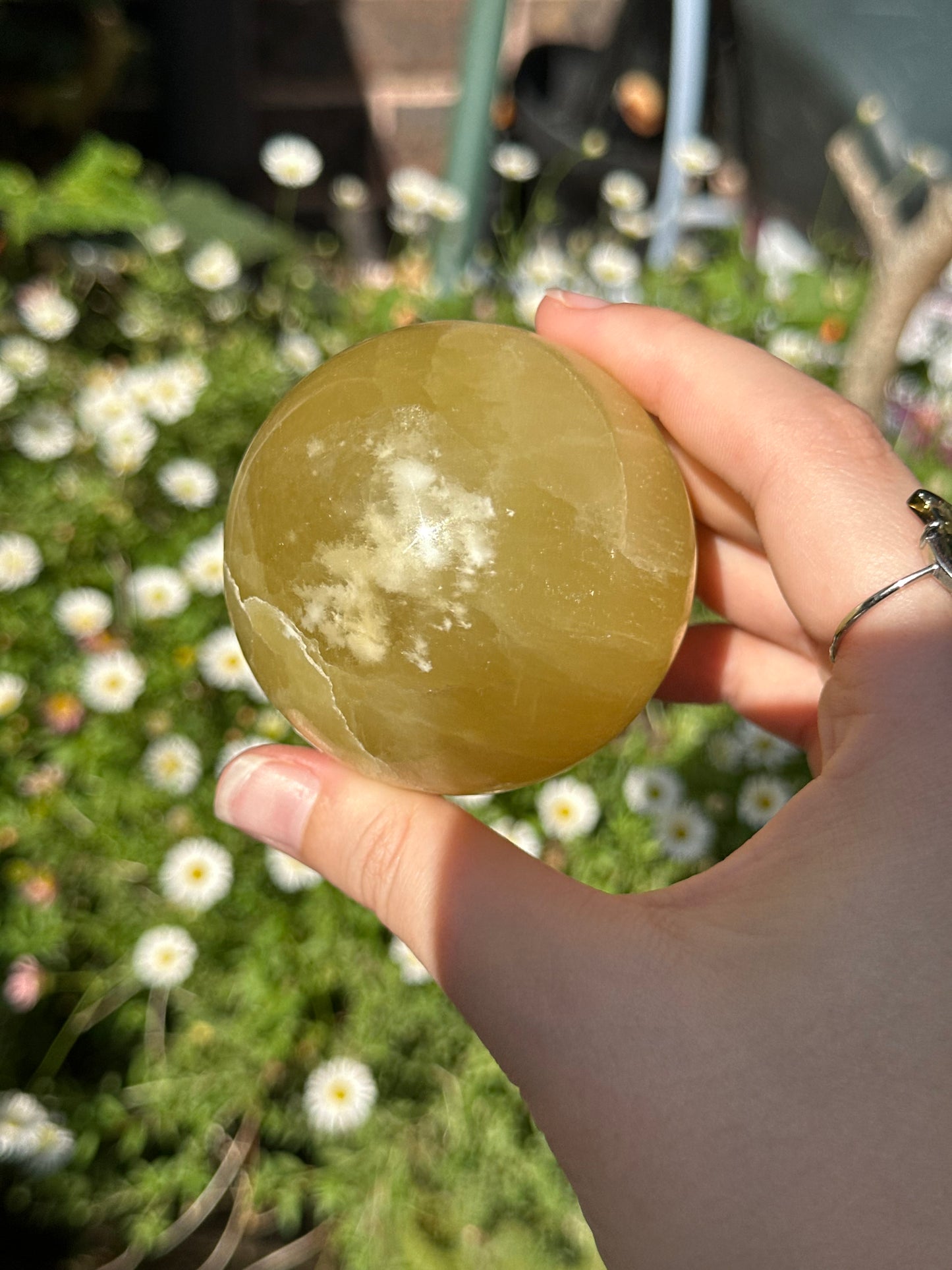 6cm Lemon Calcite Sphere
