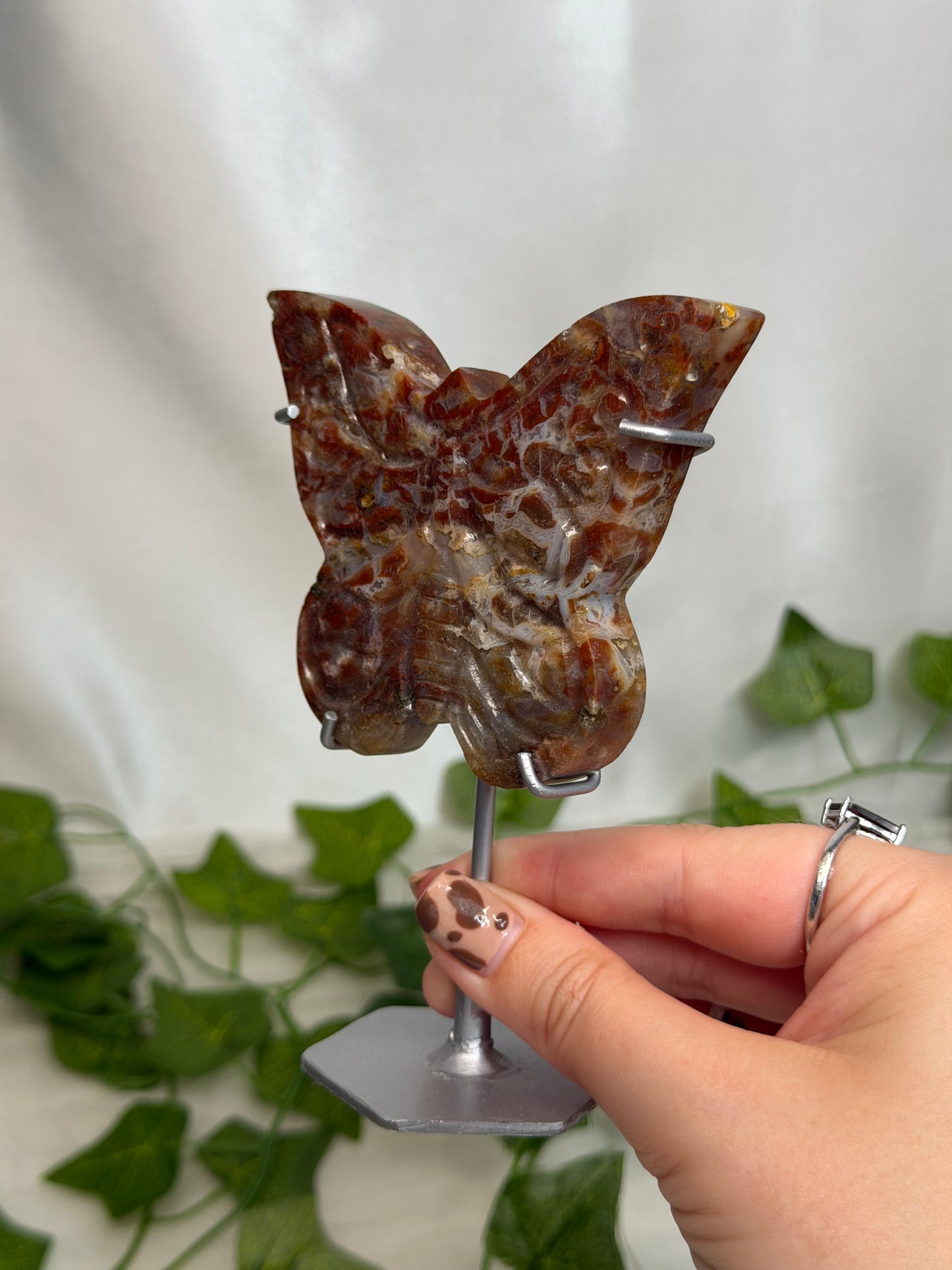 Jasper Butterfly on a Stand