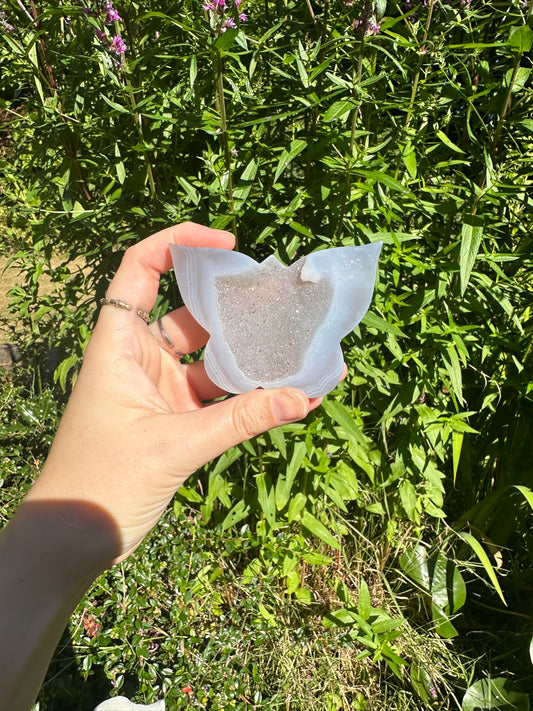 Druzy Agate Butterfly