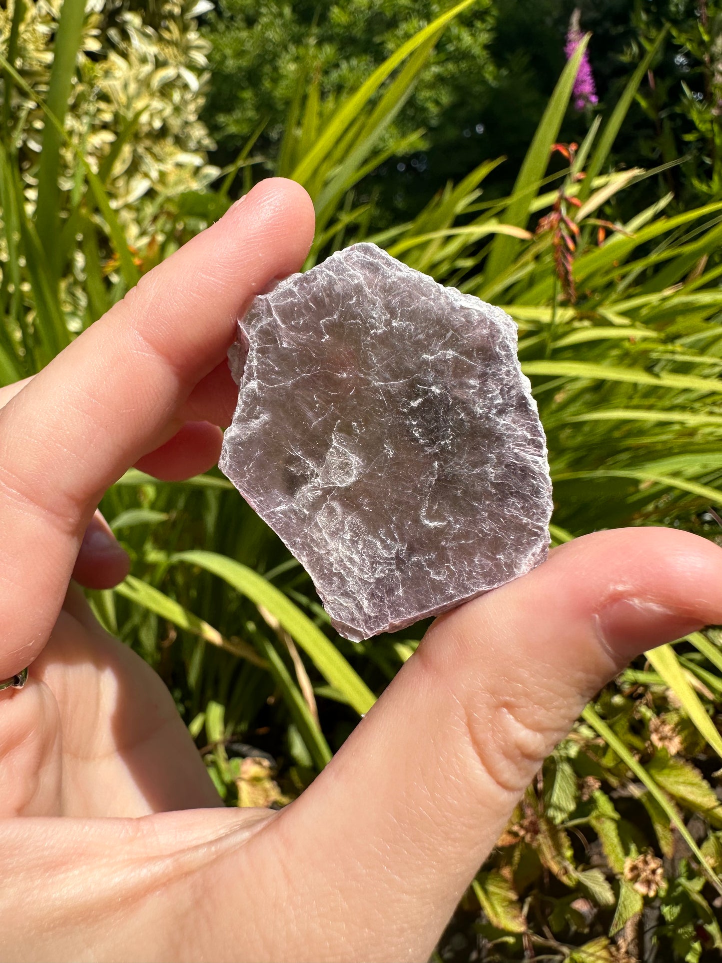 Small Lepidolite Mica Slice