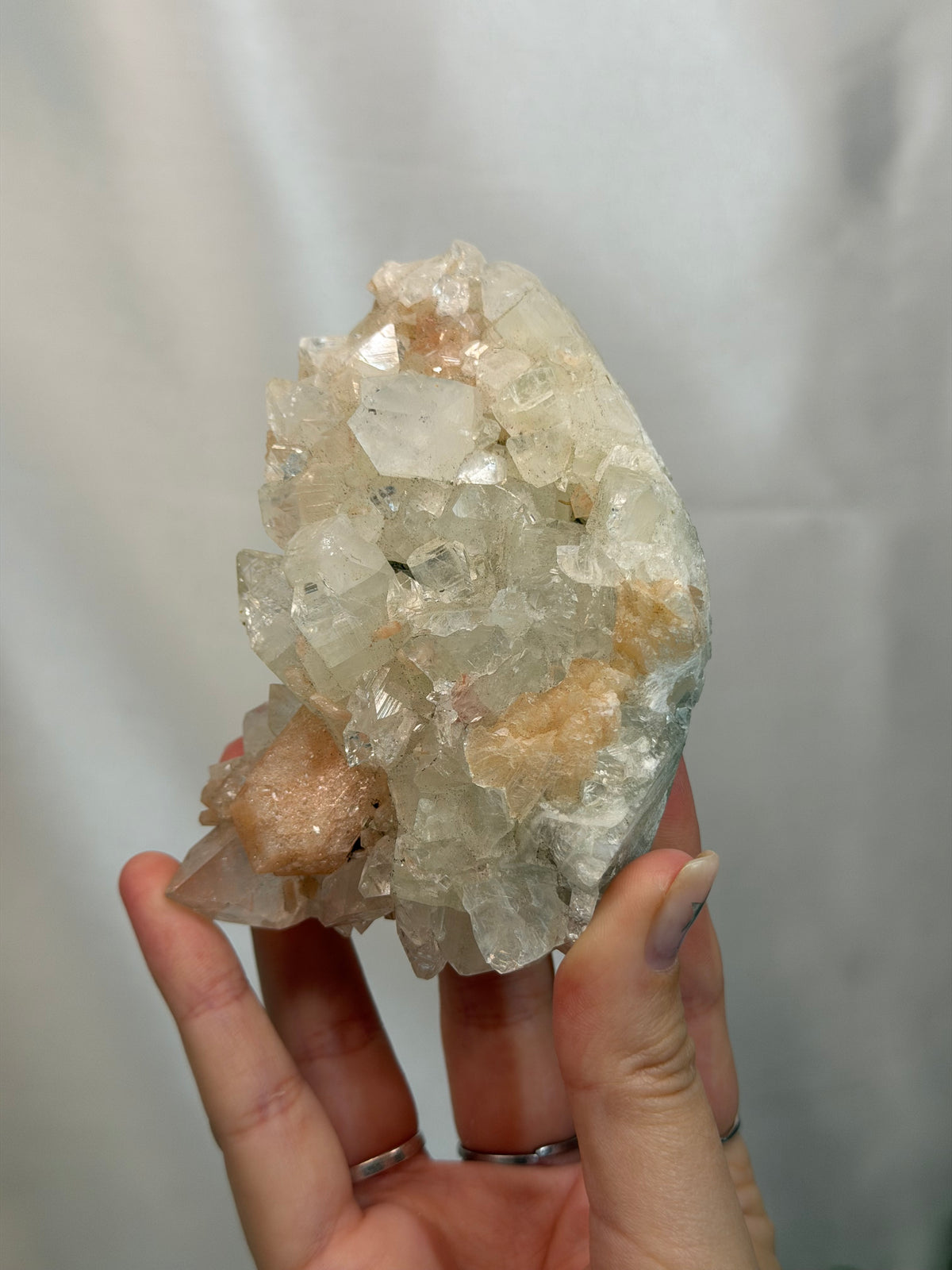 Apophyllite with Stilbite