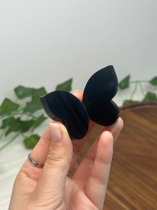 Midnight Lace Obsidian Butterfly