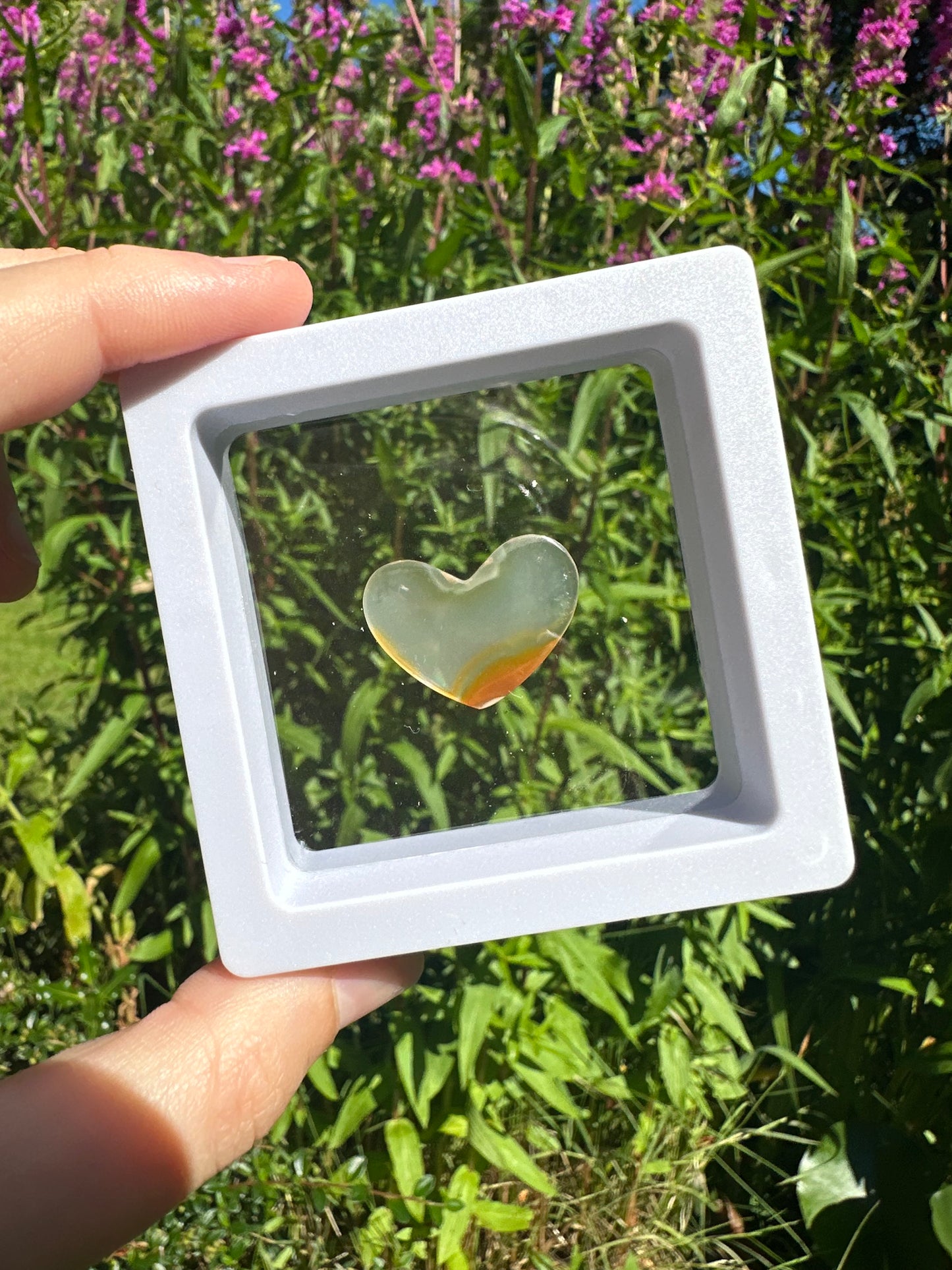 Iris Agate Hearts