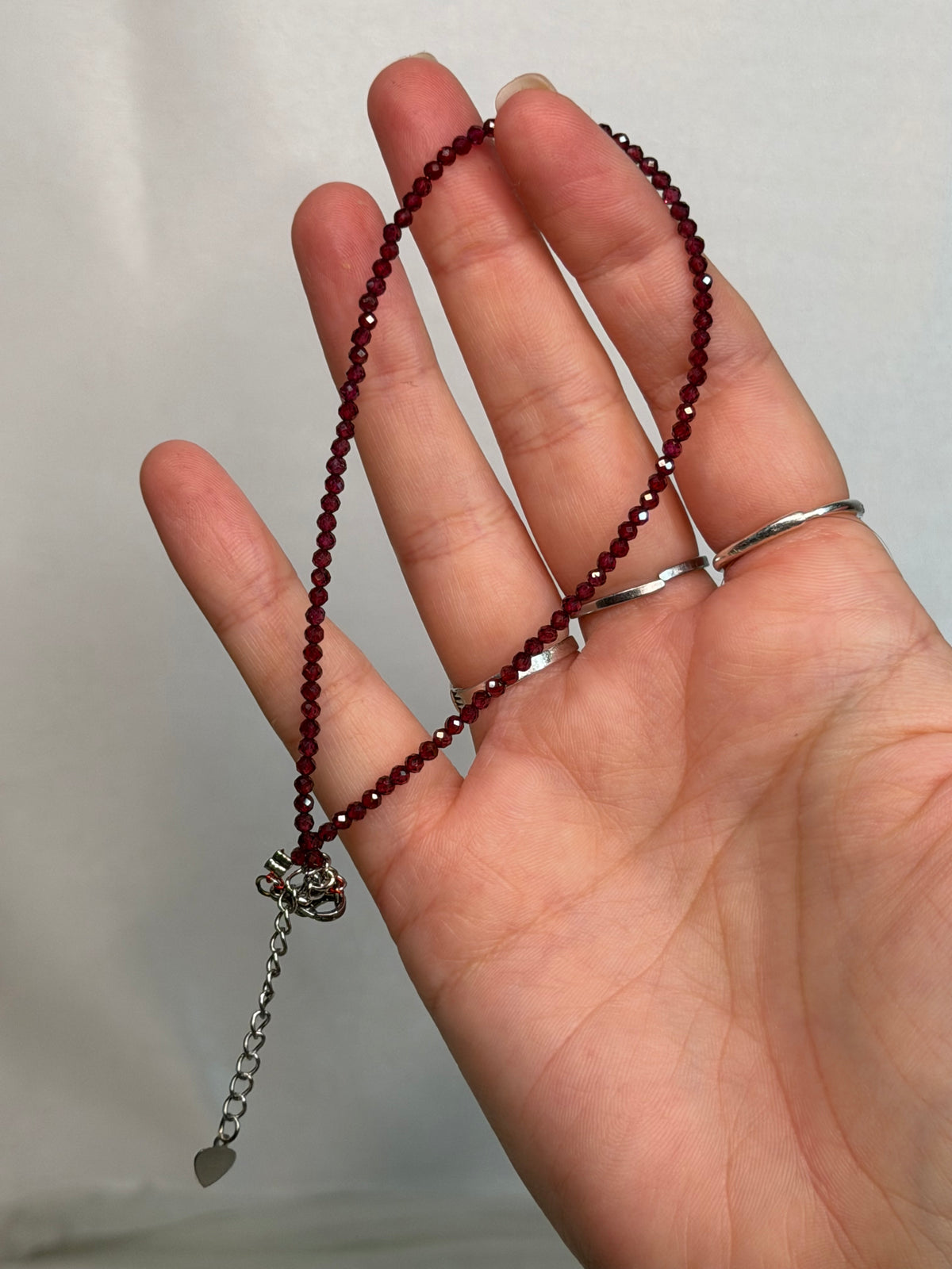 Garnet Anklet