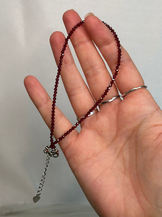Garnet Anklet