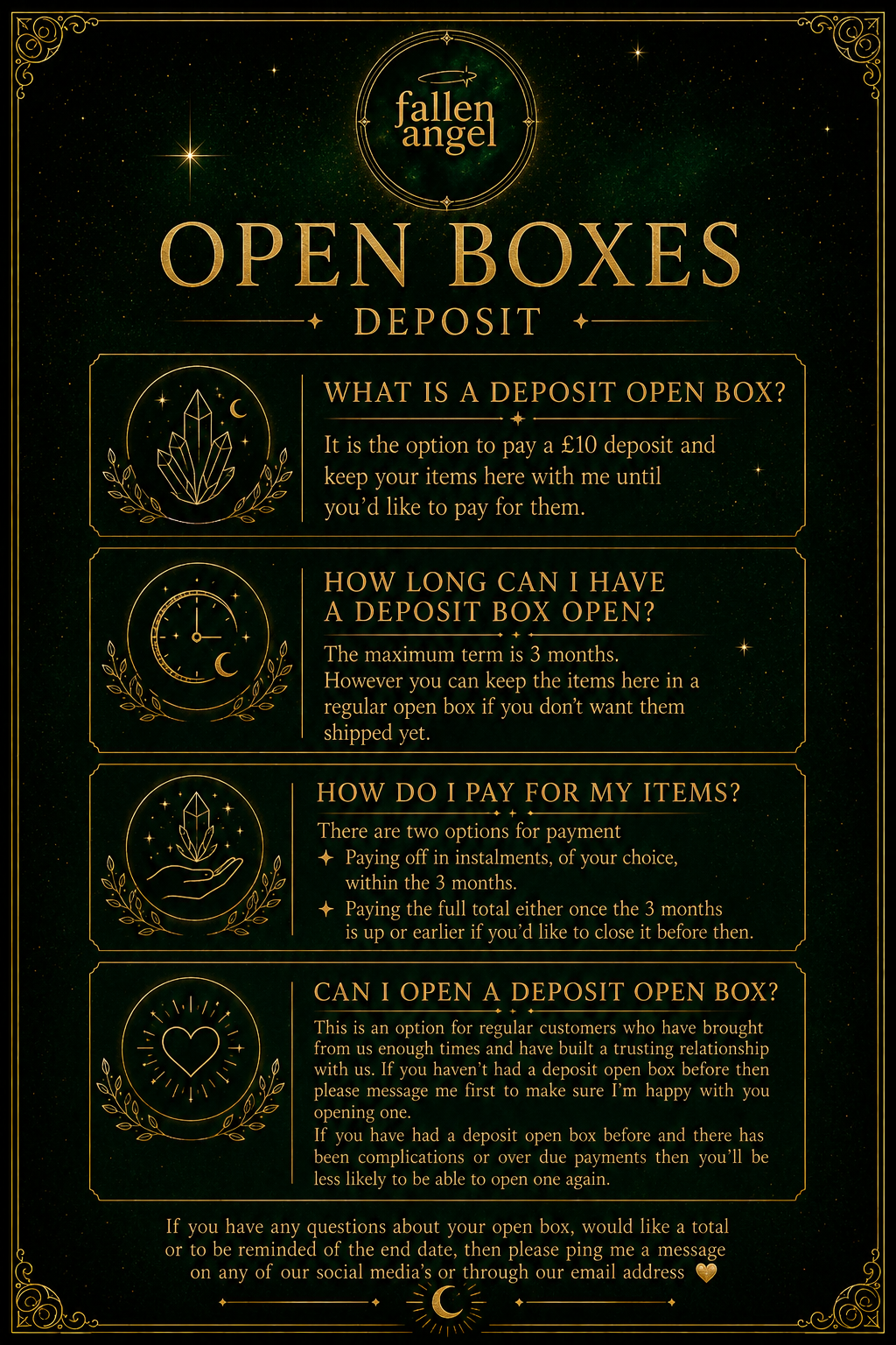 Deposit Open Box