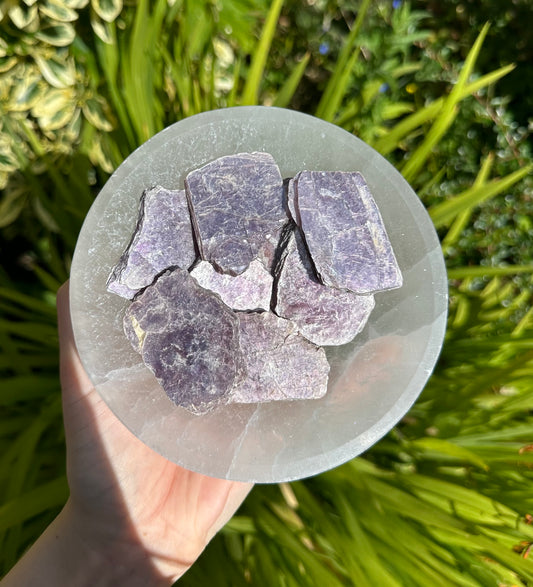 Large Lepidolite Mica Slice