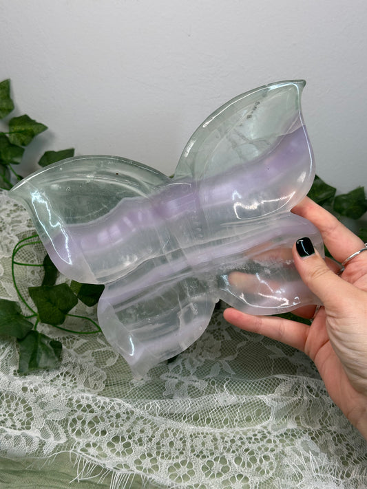 Fluorite Butterfly Dish B