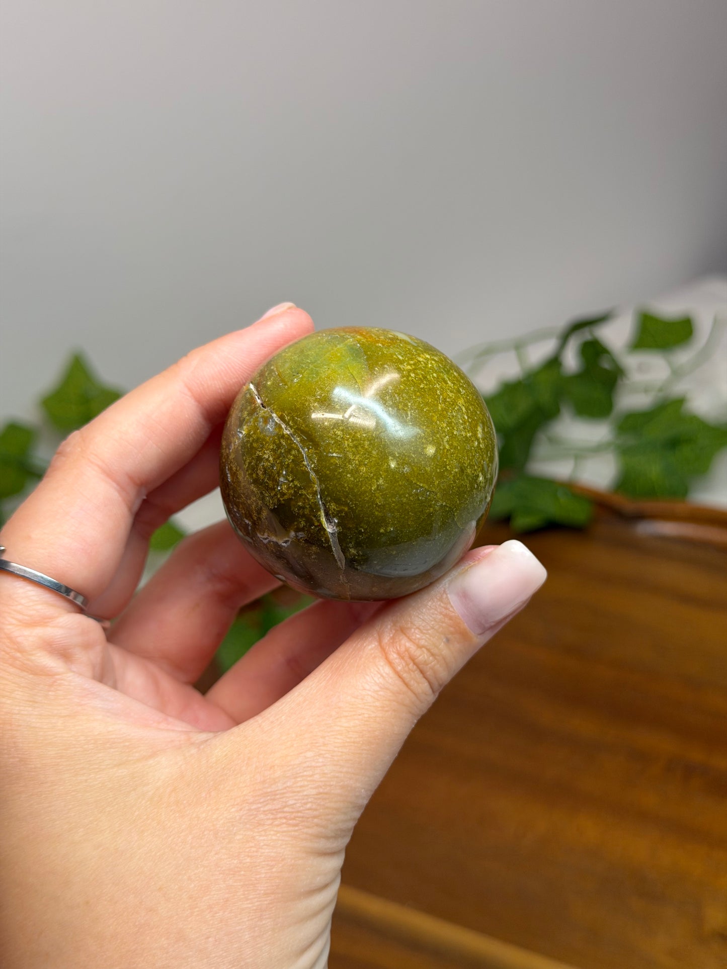 Green Opal Spheres