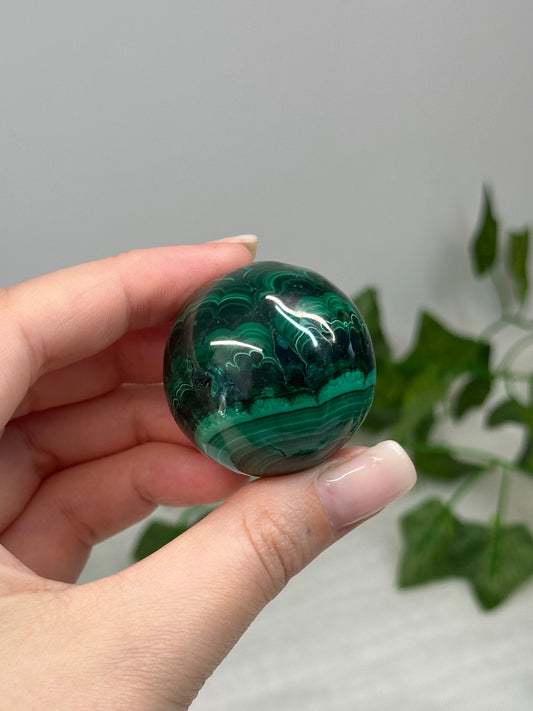 3.5cm Malachite Sphere