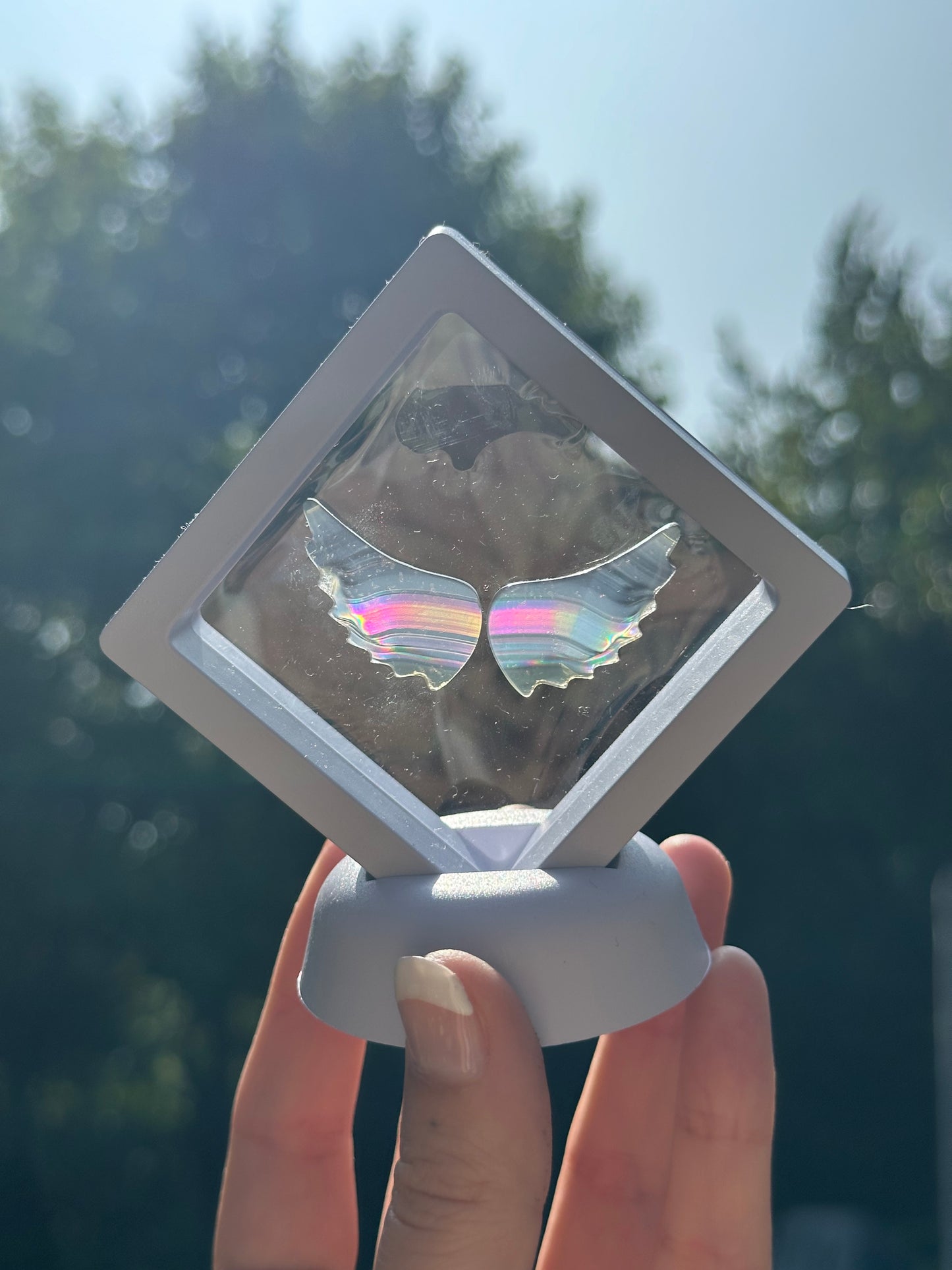 Iris Agate Angel Wings