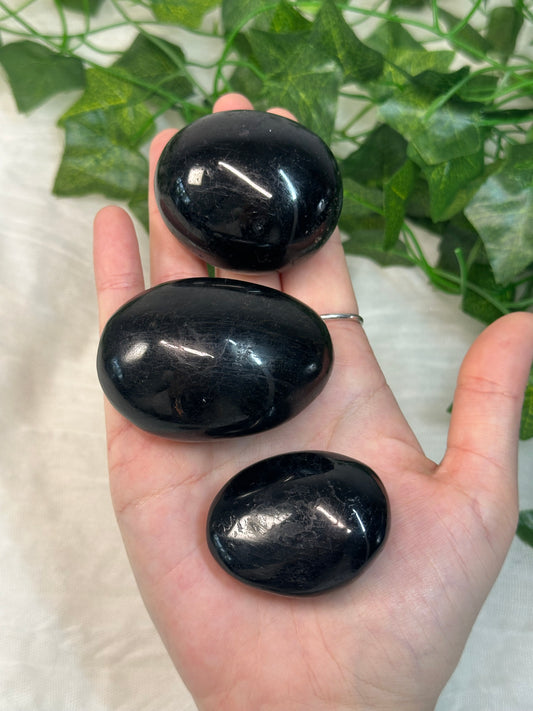 Black Tourmaline Palmstone