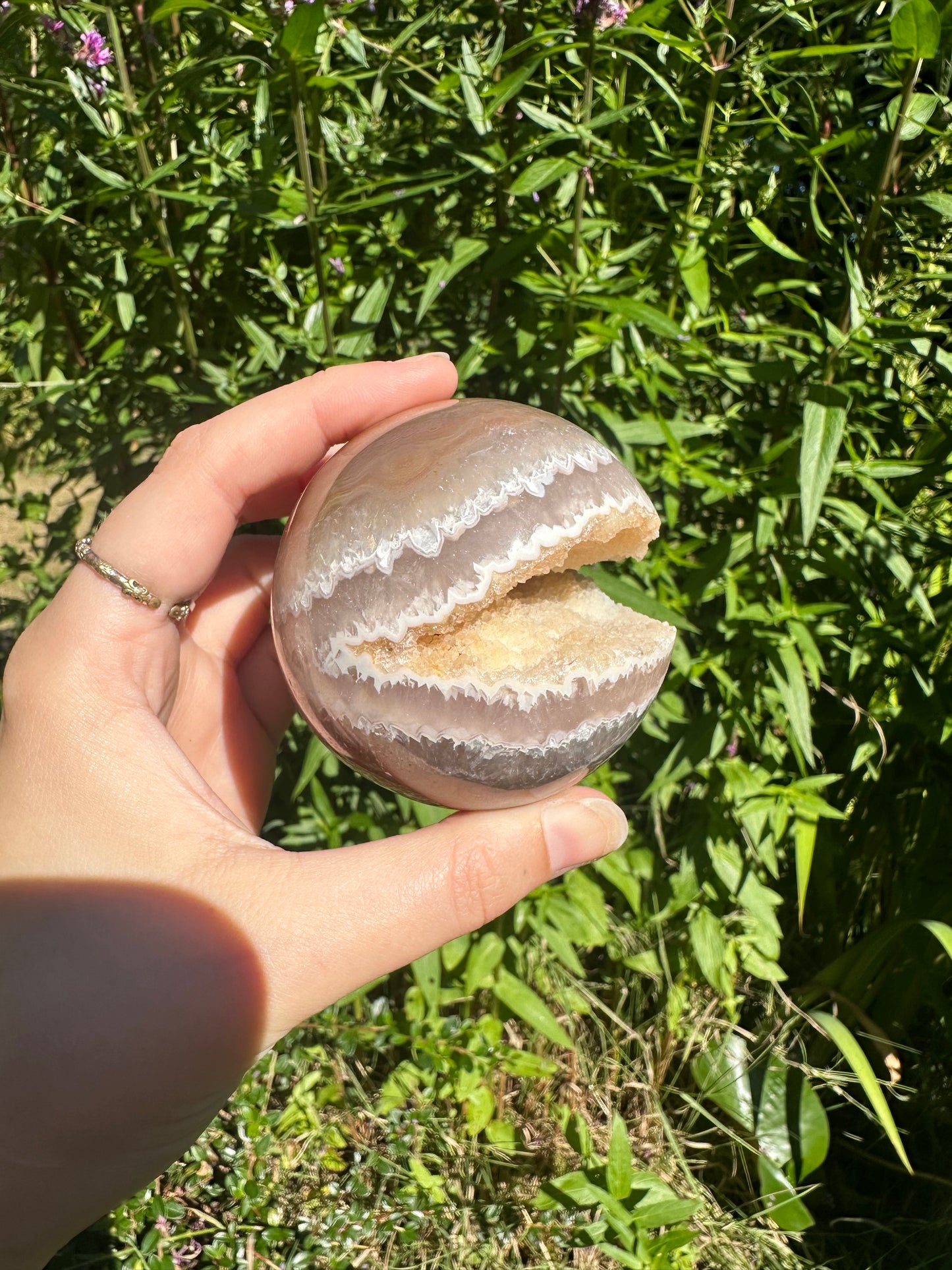 Druzy Agate Sphere