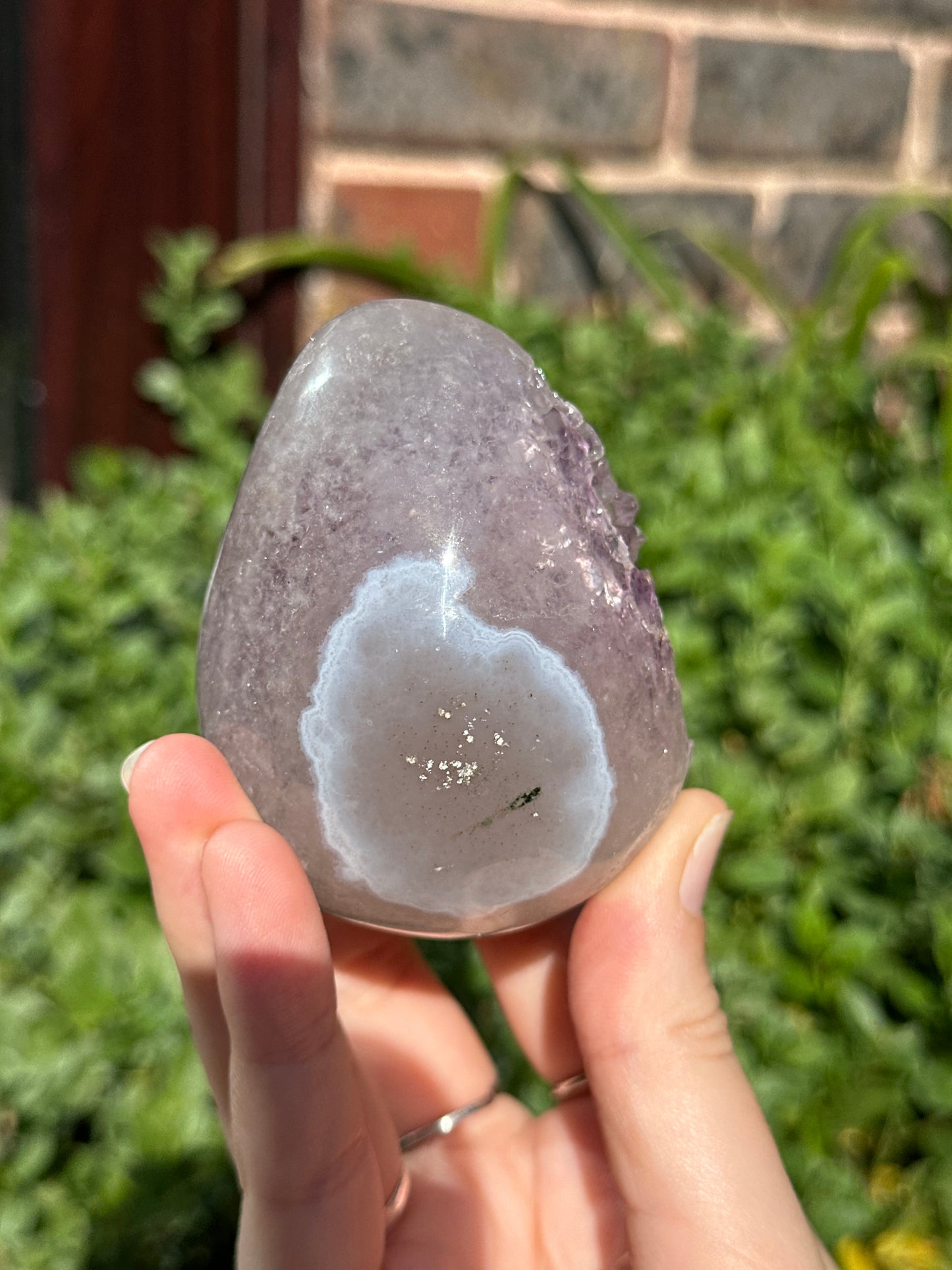 Druzey Amethyst Egg