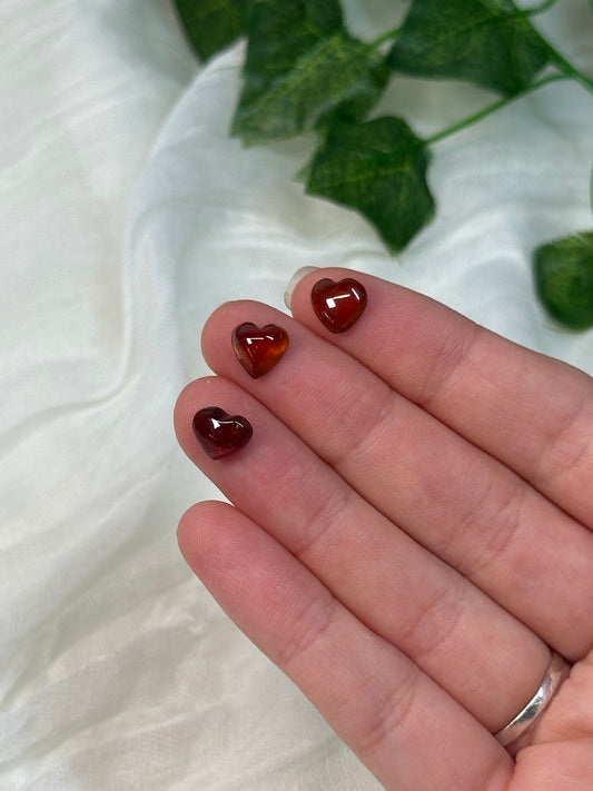 Mini Garnet Heart