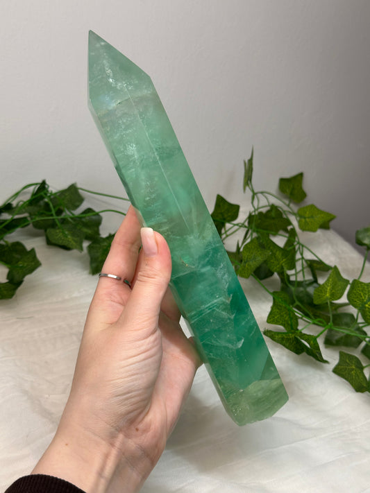 Green Fluorite Tower 25cm Tall *