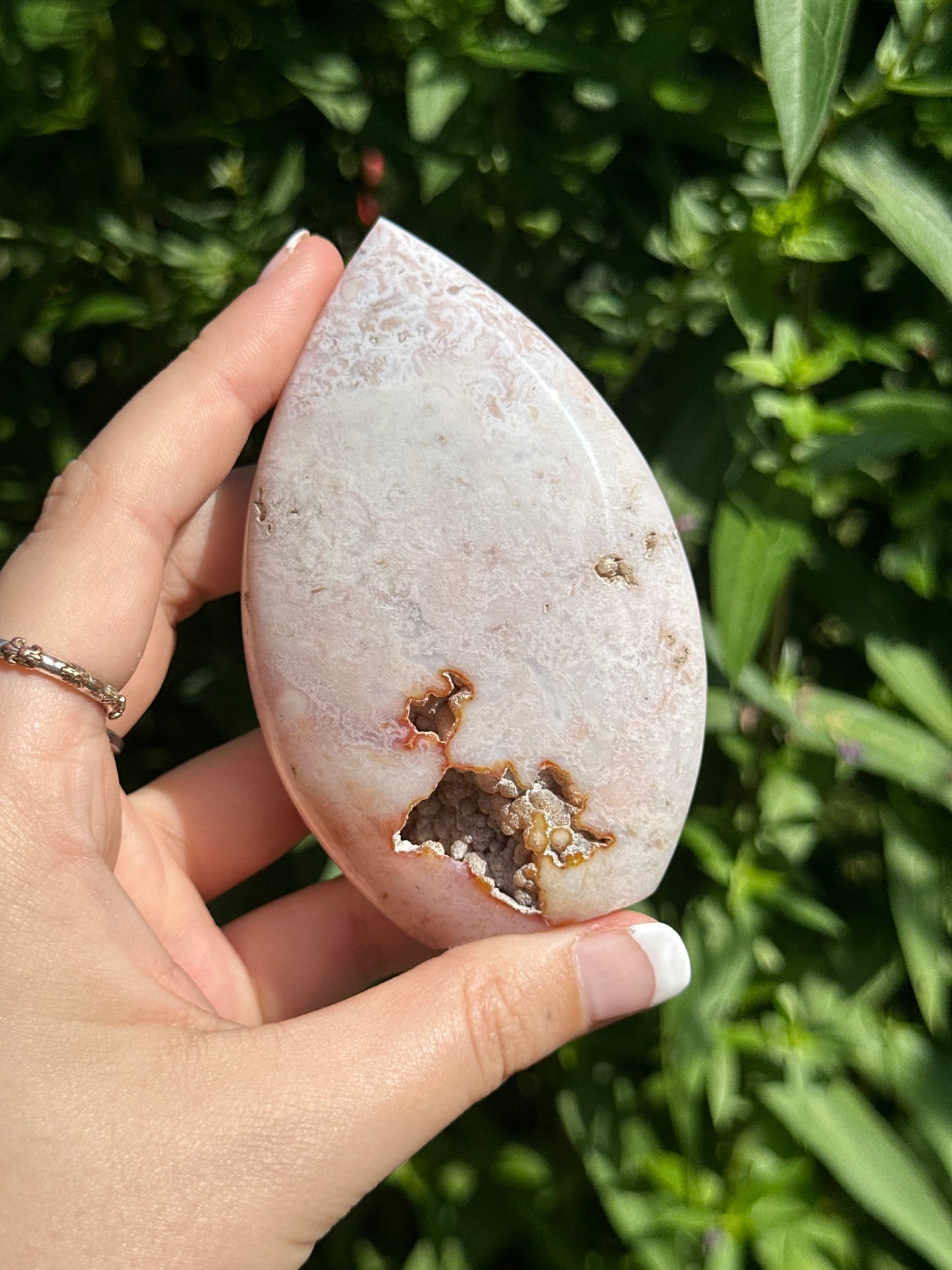 Pink Agate Shields