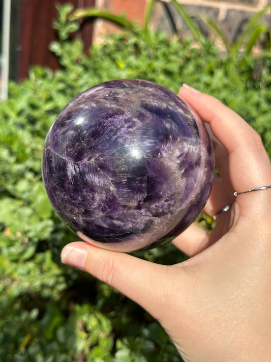 8.7cm Dream Amethyst Sphere
