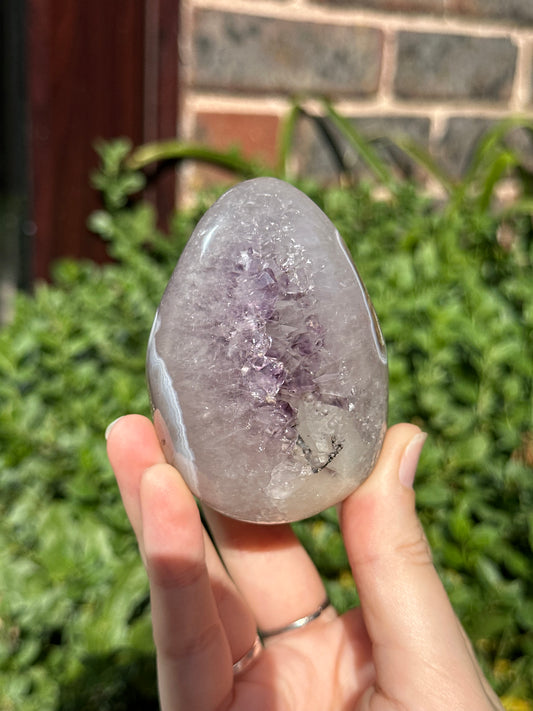 Druzey Amethyst Egg