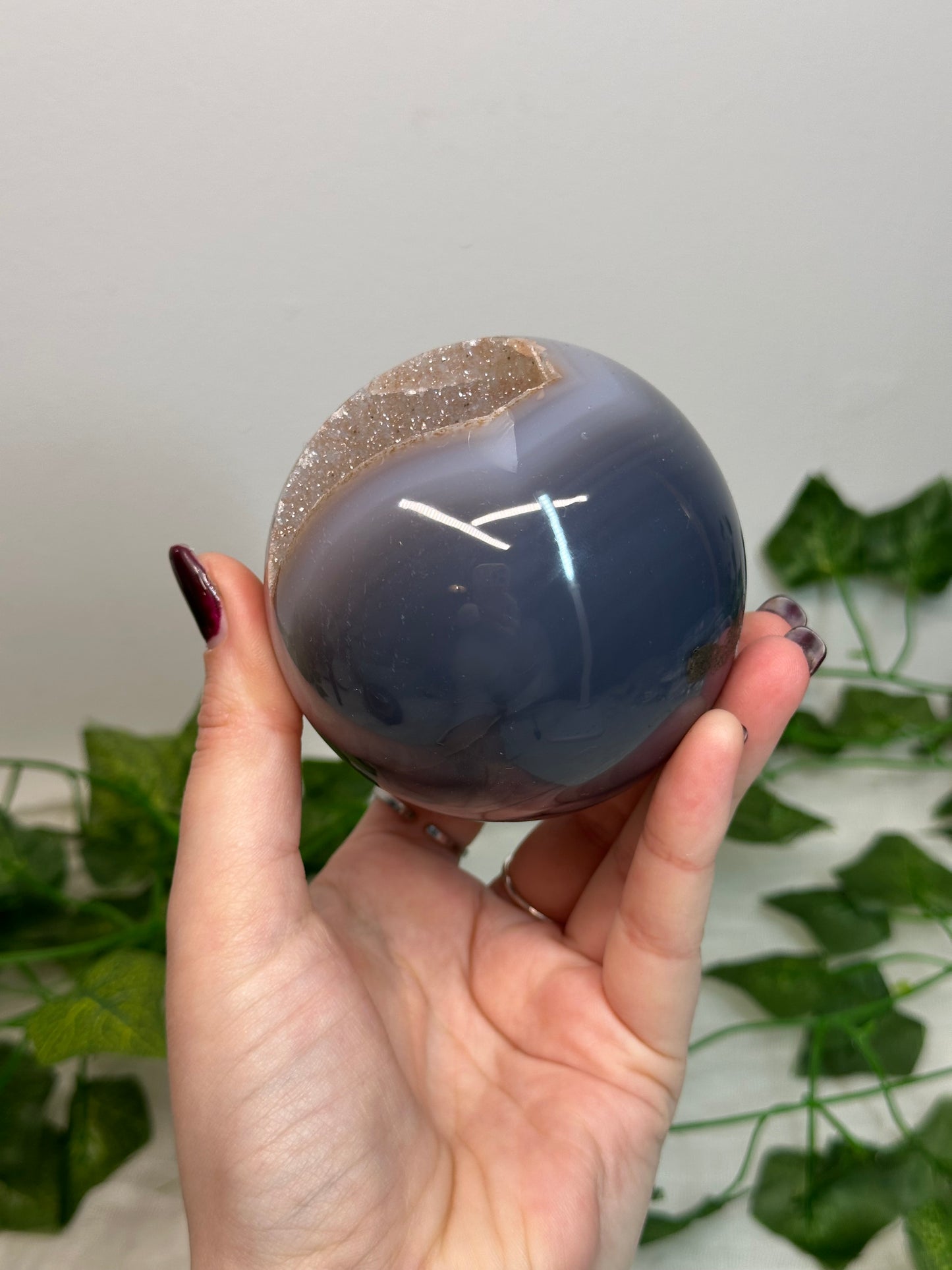 Druzy Agate Sphere