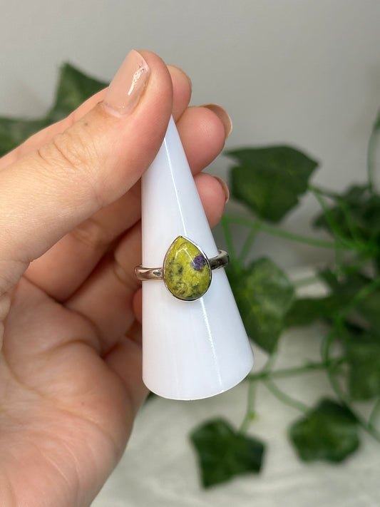 Atlantasite Size O Ring (925 Sterling Silver)