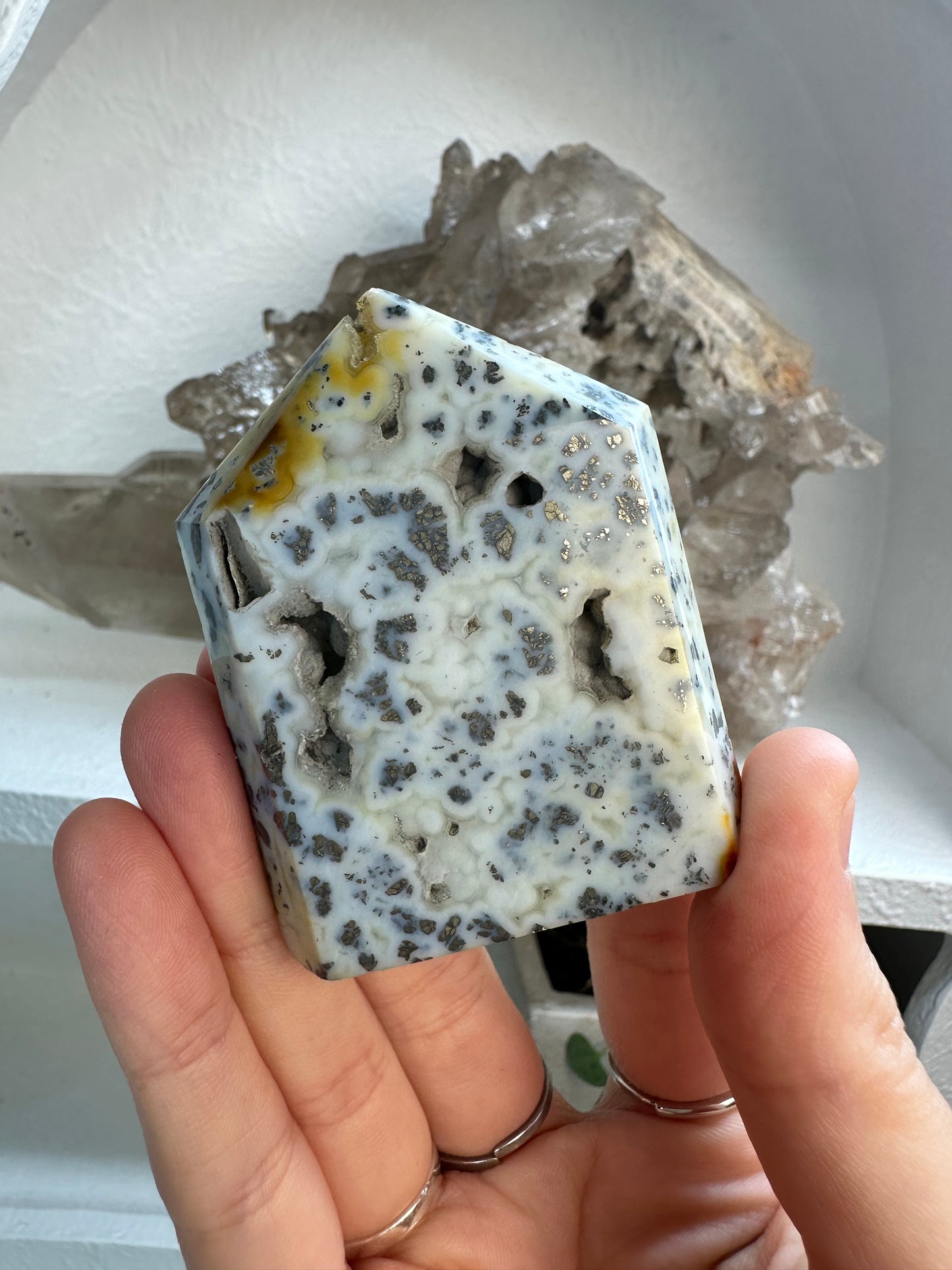 Marcasite in Agate Towers