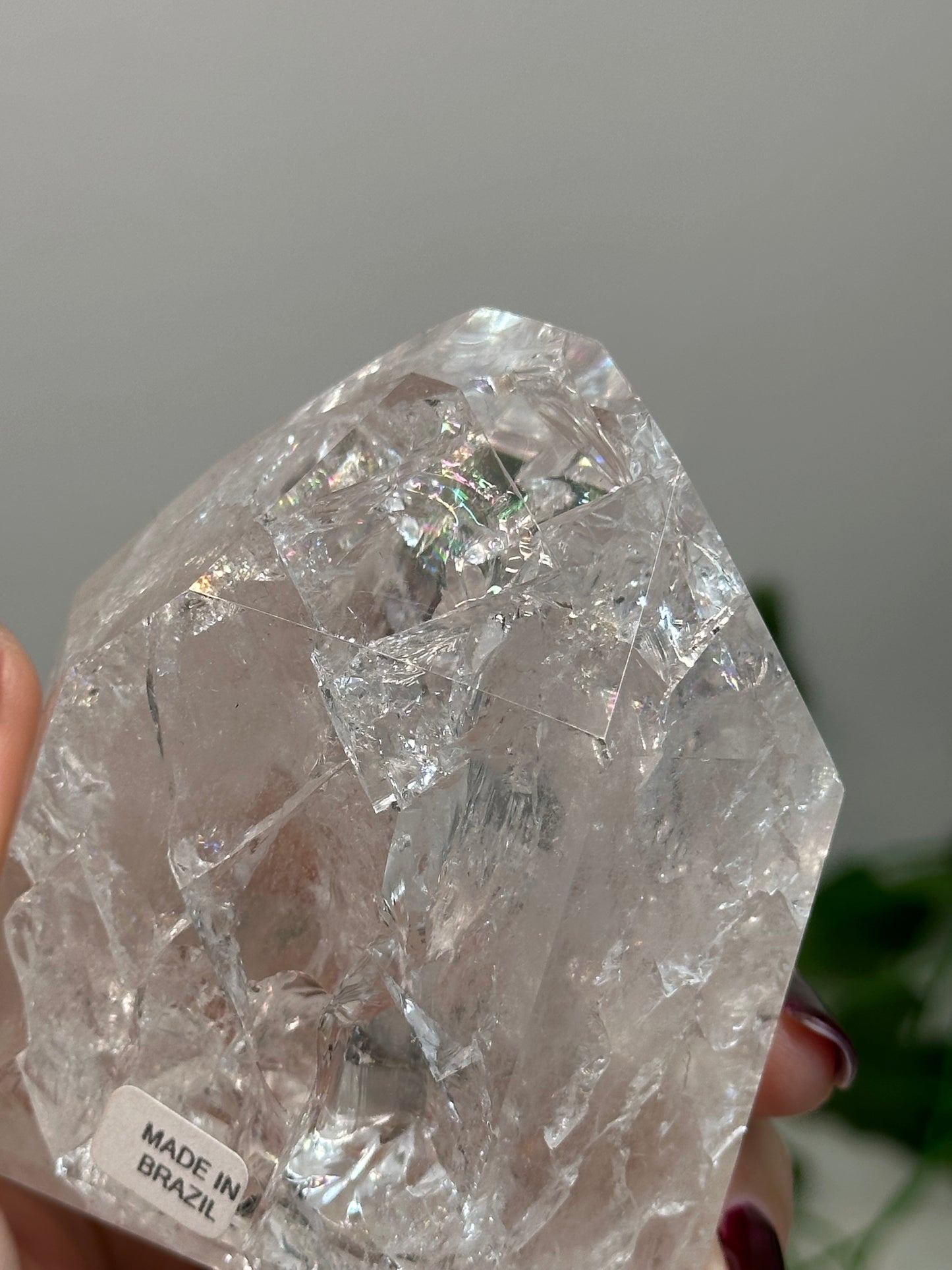 Crackle Quartz Tower