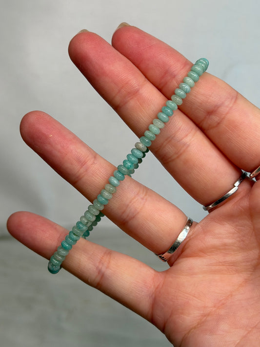 Amazonite Mini Donut Bracelet