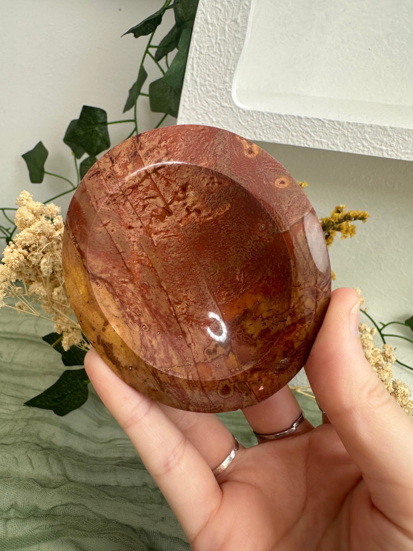 Polychrome Jasper Dishes