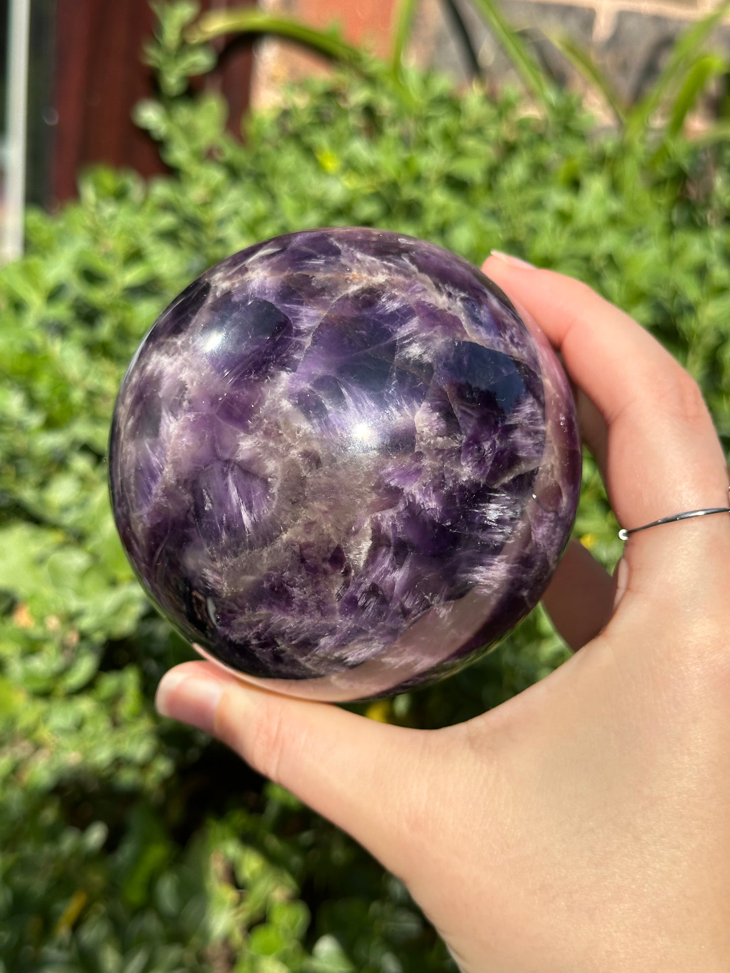 8.7cm Dream Amethyst Sphere