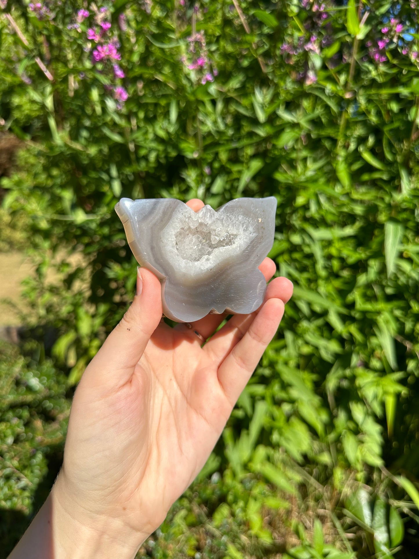 Druzy Agate Butterfly