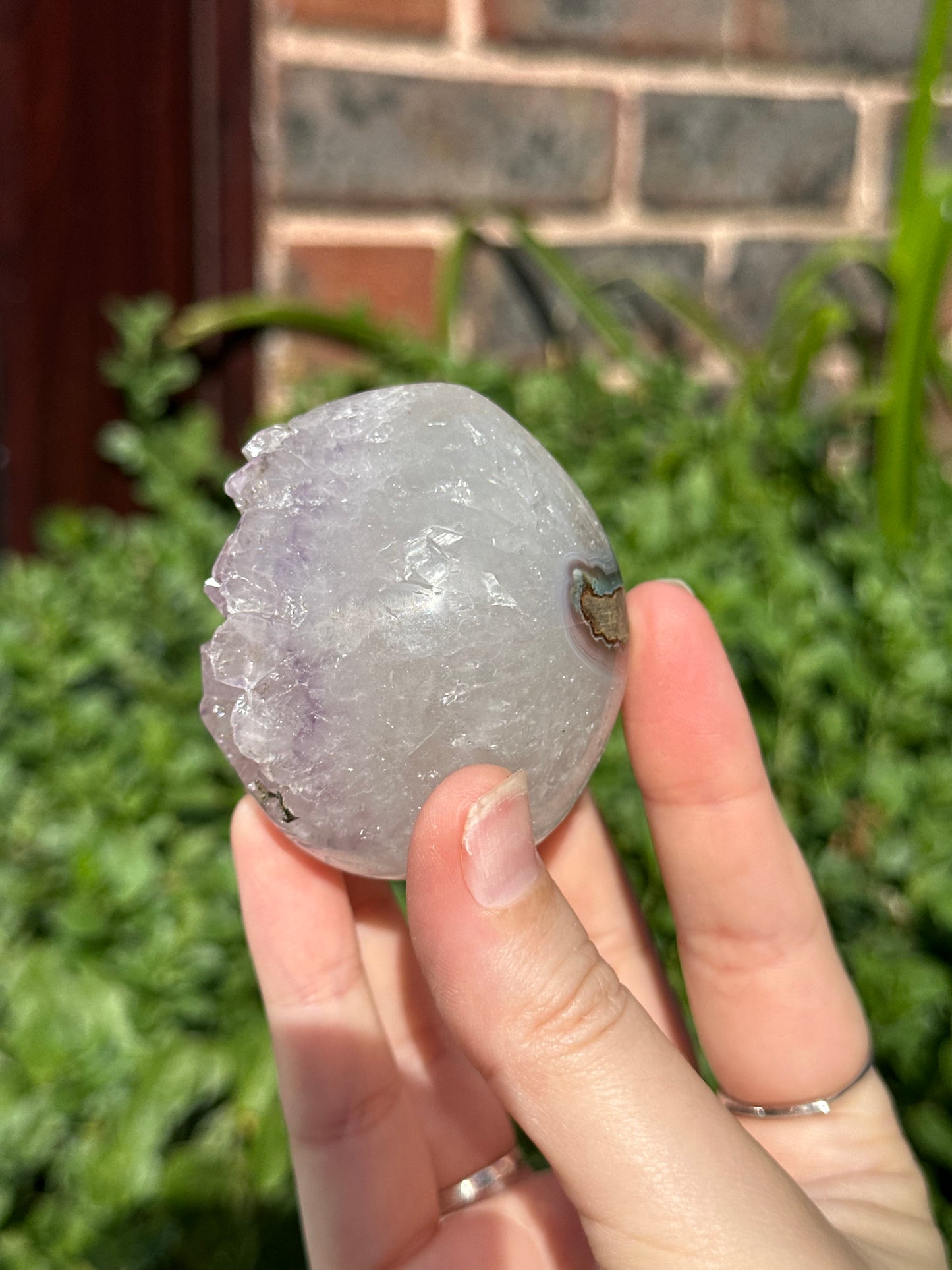 Druzey Amethyst Egg